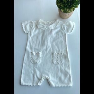 Janie And Jack Layette Girl First Spring One Piece